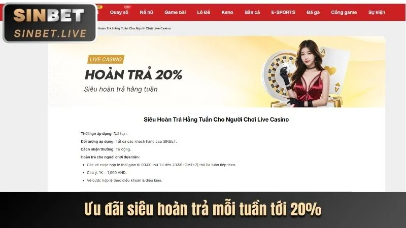 Thưởng nạp lại Jetwin